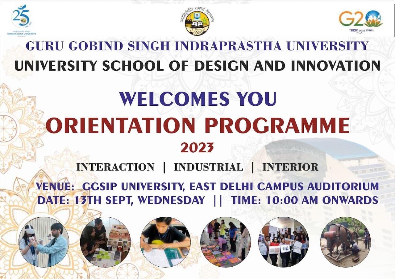 GGSIPU East Delhi Campus Orientation Program for Newly Admitted Students of USAR & USDI 11th September 2023 & 13th September 2023 photo 7